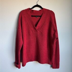 Wonderly Deep Red Knit Sweater